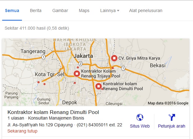 Pembuat dan Perawat Kolam Renang