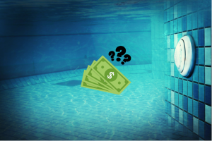 Ilustrasi biaya untuk pemasangan lampu LED kolam renang.