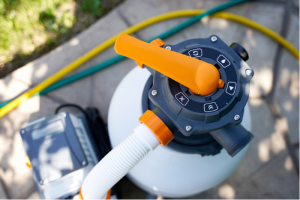 Ilustrasi jenis filter catridge dalam pompa kolam renang.Ilustrasi jenis filter catridge dalam pompa kolam renang.