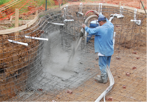 Perbedaan Beton, Gunite, dan Shortcrete