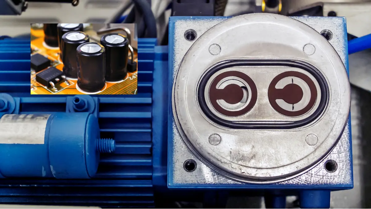 Ilustrasi Kapasitor Pompa Kolam Renang. Ini cara memperbaiki kalau rusak.