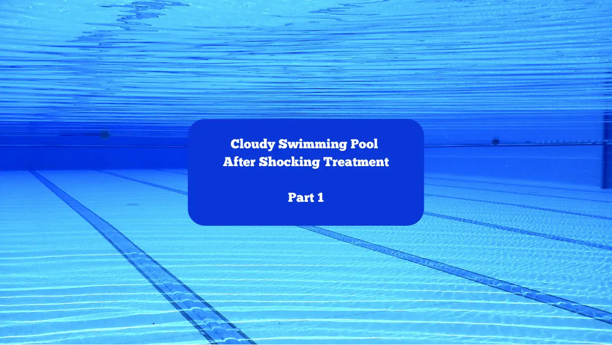 Ilustrasi kolam renang keruh. Bisa terjadi setelah melakukan shocking treatment.