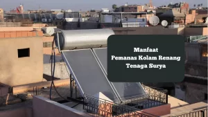 Ilustrasi pemanas kolam renang tenaga surya. Ini deretan manfaat yang bisa didapat.