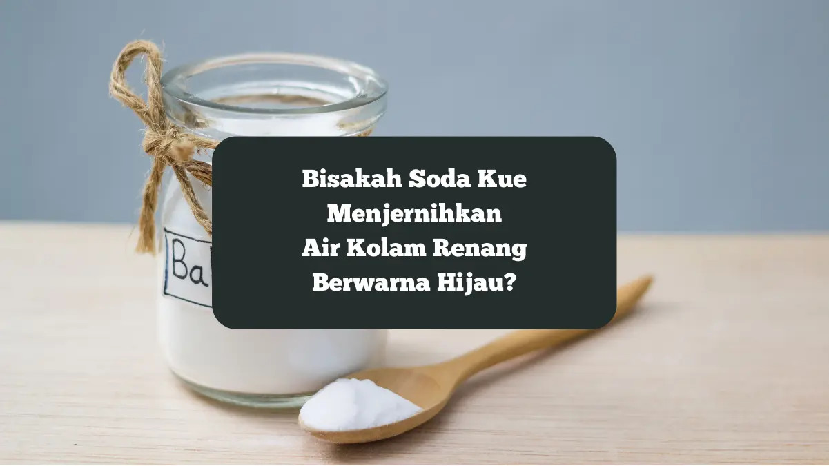 Ilustrasi soda kue. Bisa menjernihkan air kolam renang berwarna hijau?