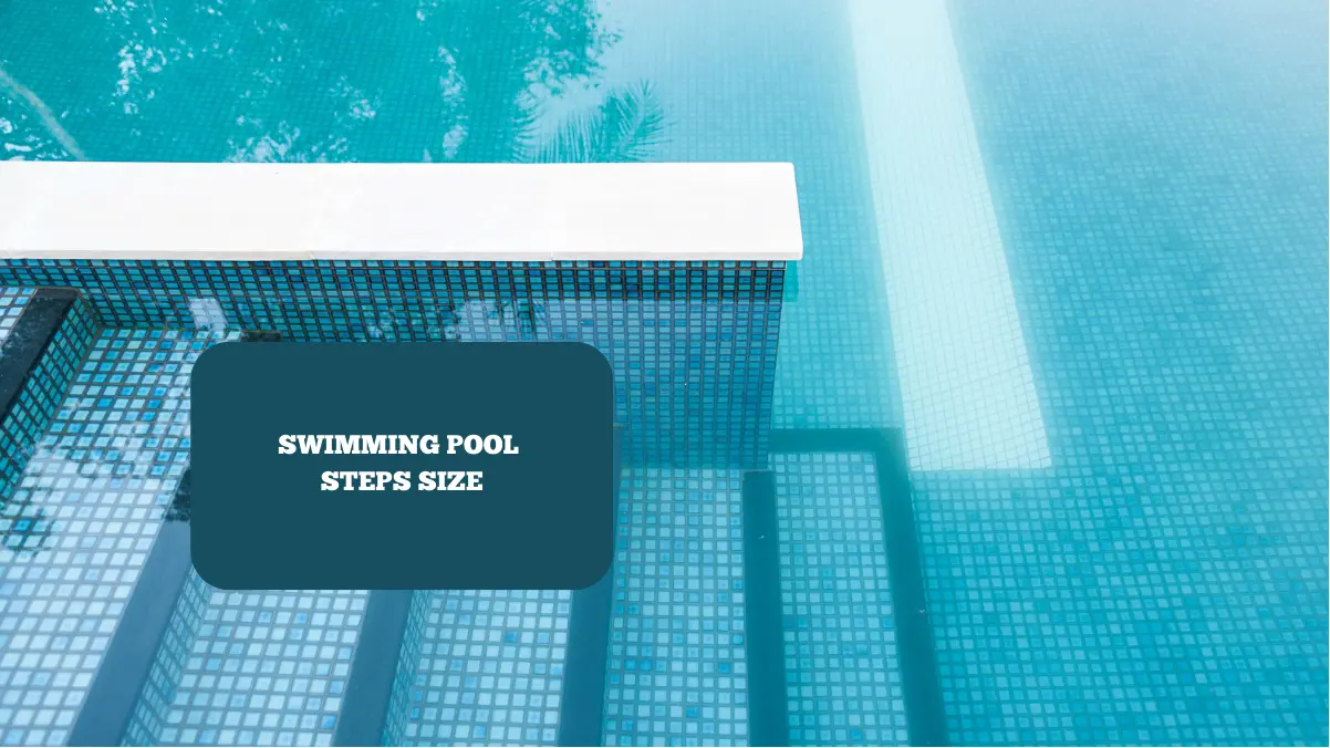 Ilustrasi tangga kolam renang. Segini standar ukuran yang tepat.