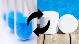 Ilustrasi terusi gantikan klorin untuk perawatan kolam renang.