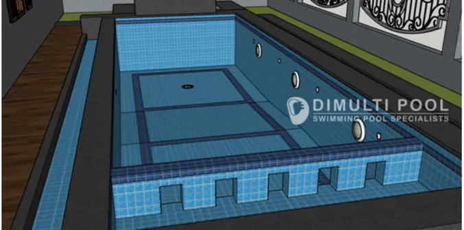 Pembangunan Infinity Pool Dewasa dan Anak, Intip Prosesnya