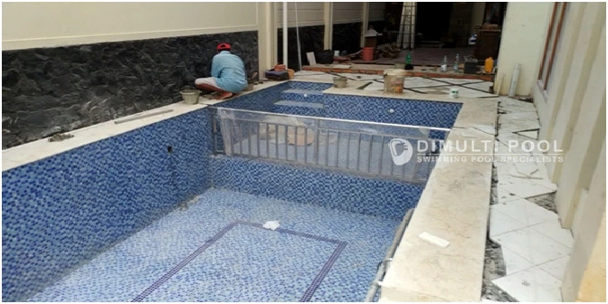 Segini Harga Membuat Kolam Renang Semi Overflow Bapak Ronnie di Bogor