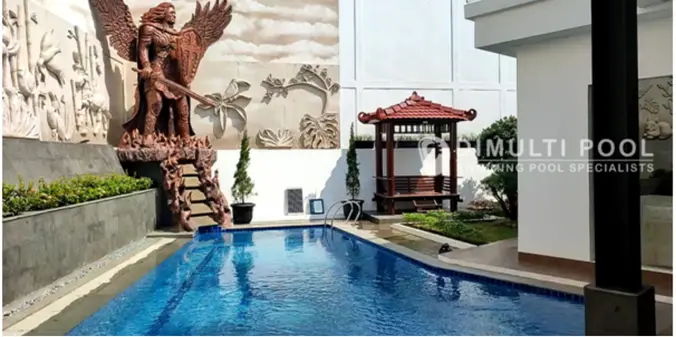 Estimasi Harga Kolam Renang Free Form, Proyek Bapak Ferdy di Cibubur