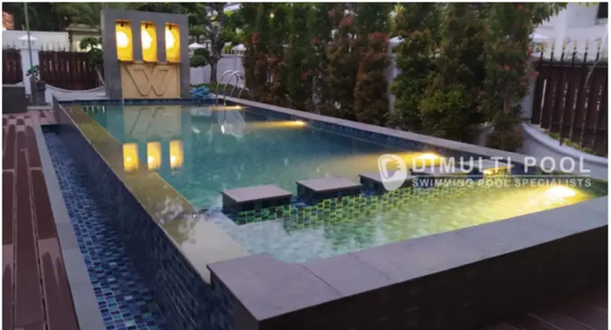 Pembangunan Infinity Pool Dewasa dan Anak, Intip Prosesnya