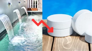 Ilustrasi aerasi dan klorin. Bisakan aerasi menghilangkan klorin kolam renang?