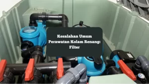 Ilustrasi filter kolam renang. Ini kesalahan umum perawatan kolam renang dengan filter.