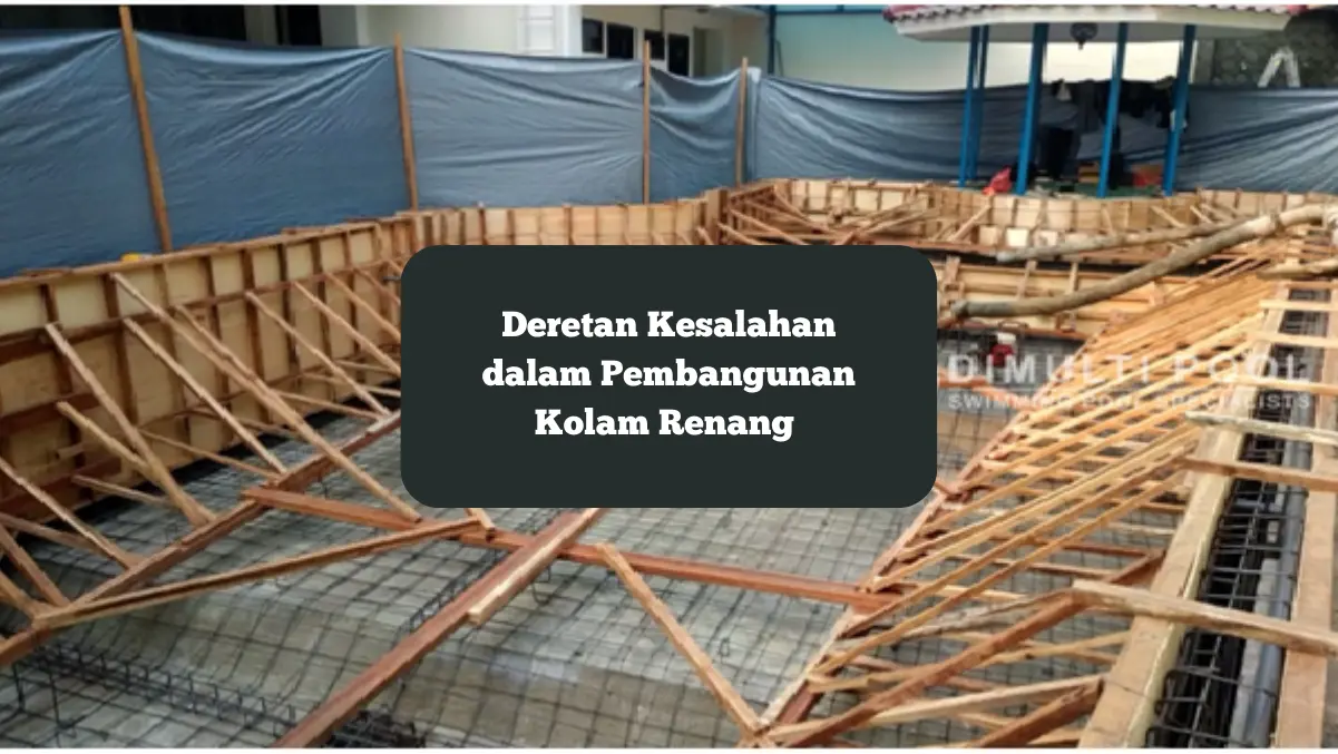 Ilustrasi pembangunan kolam renang. Ini deretan kesalahan yang mungkin terjadi.