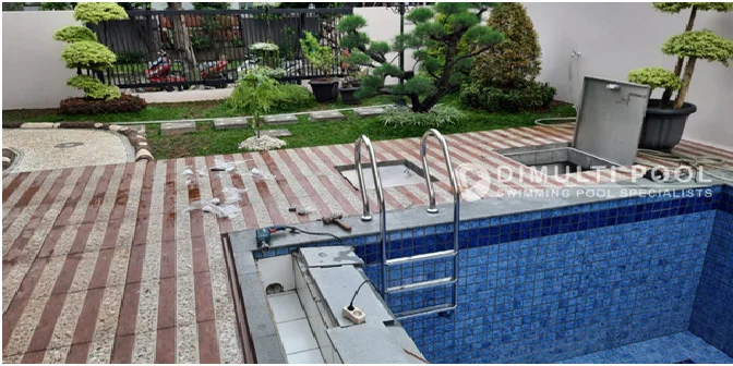 Kolam Renang Semi Overflow di Bekasi, Intip Proses Pembuatannya!