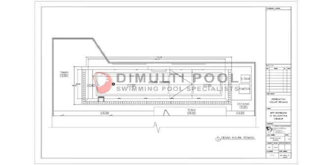 Begini Proses Pembuatan Kolam Renang Semi Overflow di Harjamukti