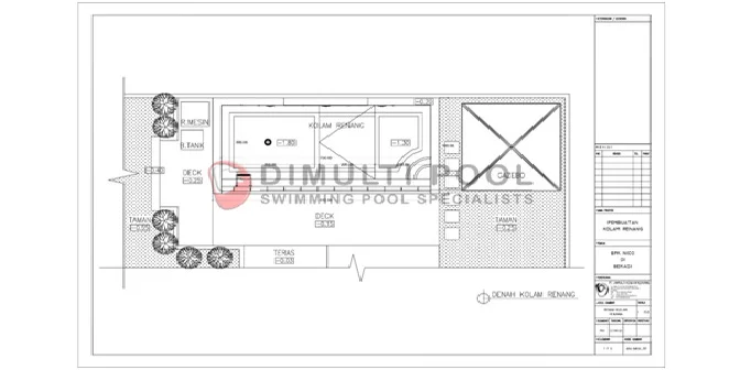 Kolam Renang Semi Overflow di Bekasi, Intip Proses Pembuatannya!