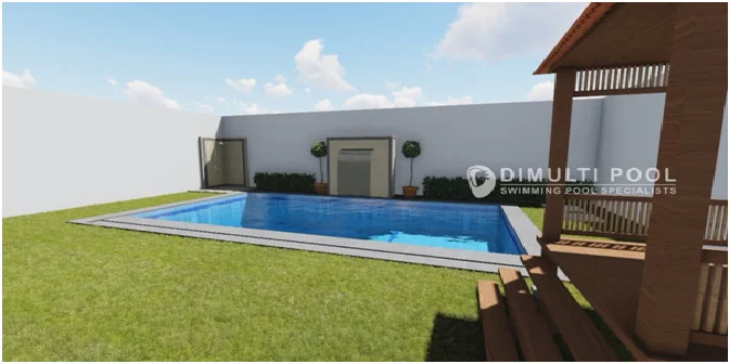 Begini Proses Renovasi Kolam Renang Semi Overflow di Jagakarsa