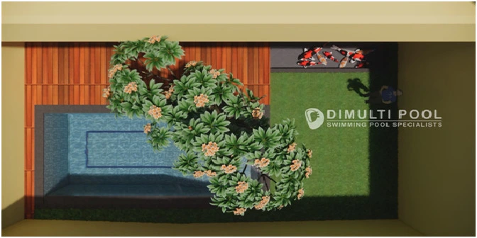 Begini Proses Pembangunan Kolam Renang Semi Overflow di BSD