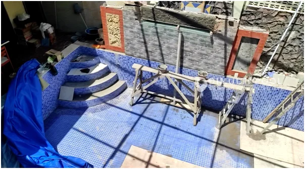 Intip Tahapan Membuat Kolam Arus Skimmer di Sukabumi