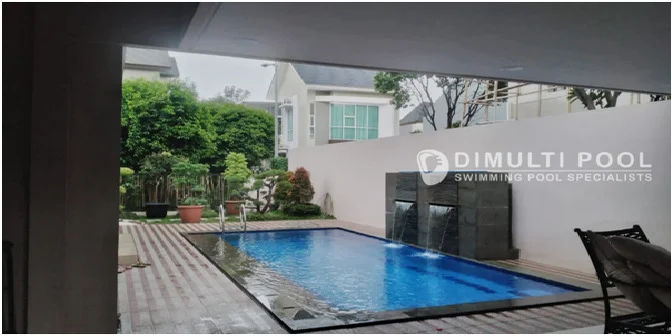 Kolam Renang Semi Overflow di Bekasi, Intip Proses Pembuatannya!