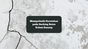 Ilustrasi keretakan pada decking beton. Begini cara memperbaiki masalah ini.