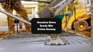 Ilustrasi beton Ready Mix. Ini alasan gunakan di kolam renang.