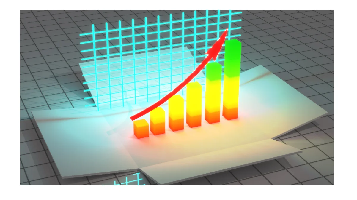 Ilustrasi kenaikan omzet. Ini model bisnis kolam terapi yang bisa dibuat.