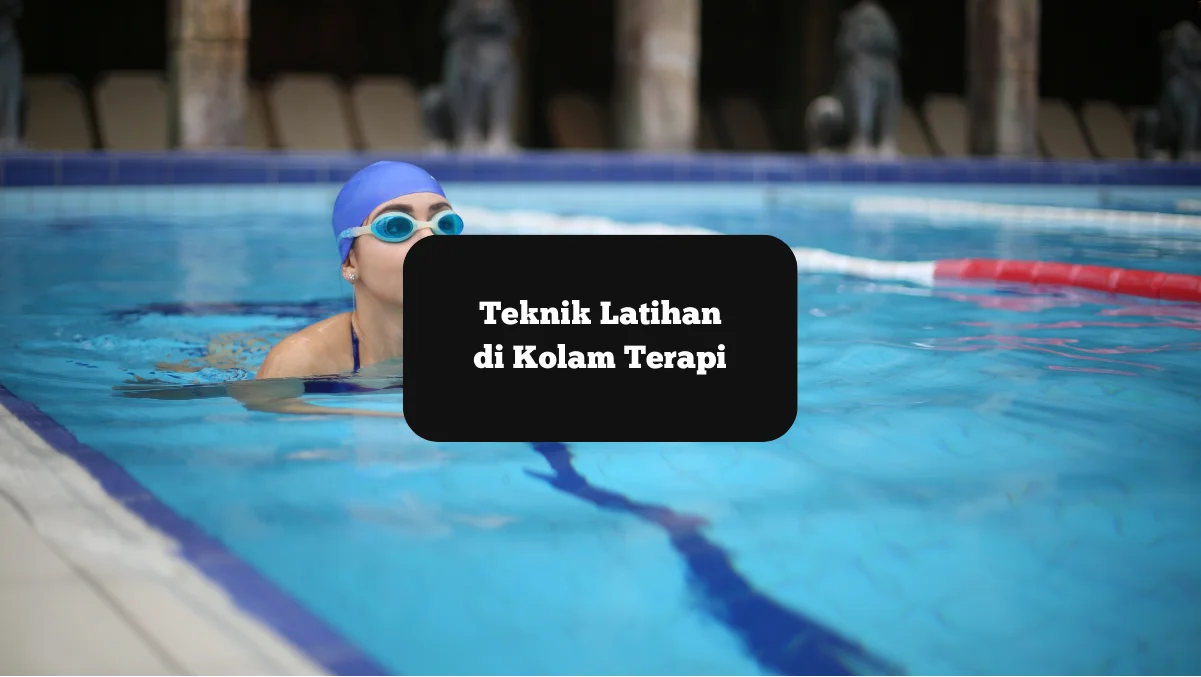 Ilustrasi latihan berenang. Ini teknik yang bisa digunakan di kolam terapi.