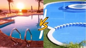 Kolam renang geometris vs lingkaran. Mana yang anda pilih?