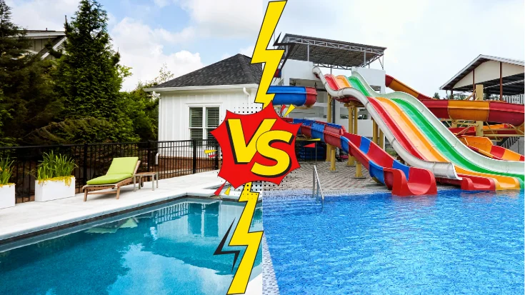 Kolam renang rumah vs kolam umum. Ini perbedaan keduanya.