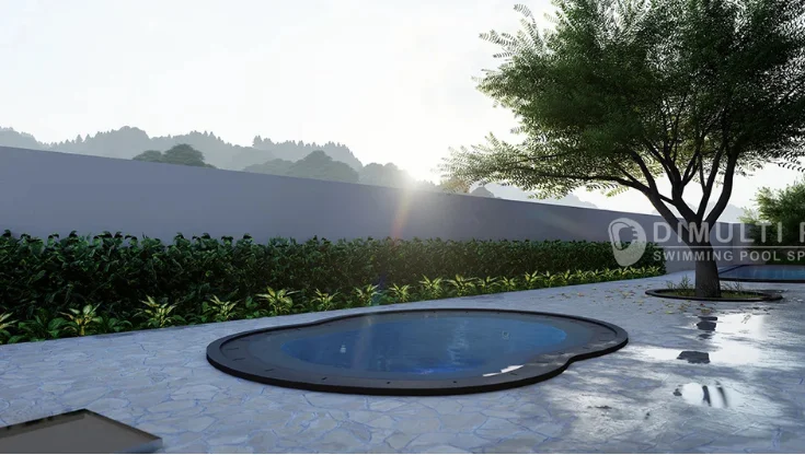 Desain Kolam Lingkaran. Ini rekomendasi diameter kolam renang lingkaran yang bisa anda ikuti.