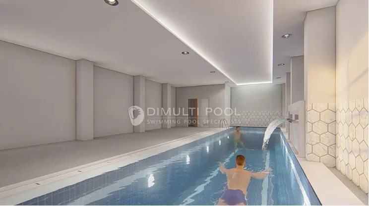 Desain kolam renang indoor. Ini kelebihan kolam renang indoor villa yang bisa didapatkan.