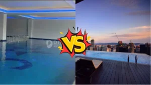 Gambar Kolam Renang indoor vs Rooftop Hotel. Ini perbandingannya.