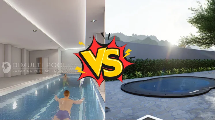 Kolam renang indoor vs outdoor villa. Ini penjelasannya.