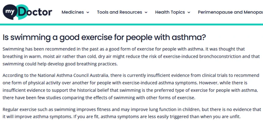 Apakah Renang Baik untuk Penderita Asma? Ini Penjelasannya