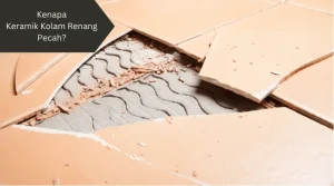 Ilustrasi keramik kolam renang pecah. Kenapa bisa terjadi