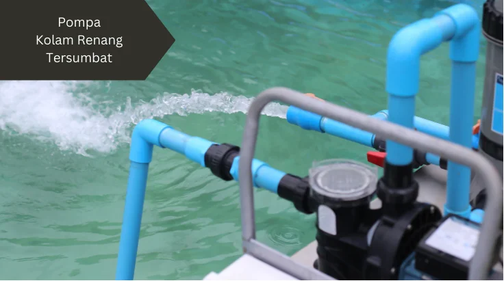Ilustrasi pompa kolam renang. Ini cara memperbaiki pompa kolam renang tersumbat.