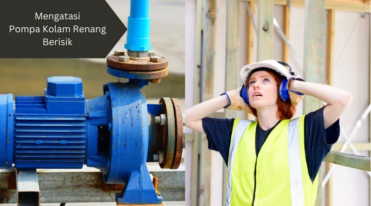 Ilustrasi pompa kolam renang berisik. Ini cara mengatasinya.