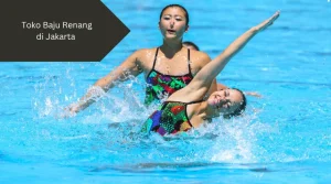 Ilustrasi atlet menggunakan baju renang. Ini rekomendasi toko baju renang di Jakarta terlengkap.