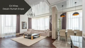 Ilustrasi desain rumah eropa. Banyak ide yang bisa diambil.