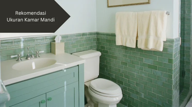Ilustrasi kamar mandi. Ini rekomendasi ukuran kamar mandi yang pas buat hunian.