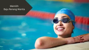 Ilustrasi wanita berenang. Perhatikan ini saat memilih baju renang wanita.