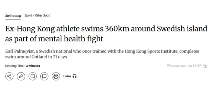 Berenang untuk Kesehatan Mental, Mantan Atlet Ini Renang Sejauh 360 Km di Lautan