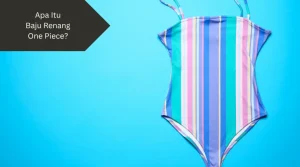 Ilustrasi baju renang one piece. Ini penjelasannya.