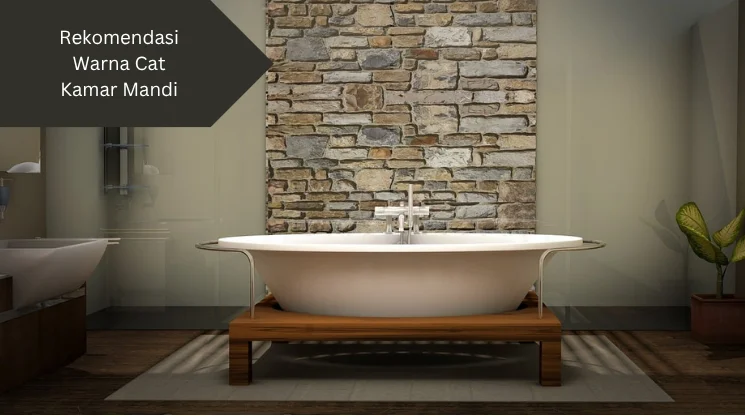 Ilustrasi cat kamar mandi abu-abu. Salah satu yang direkomendasikan buat tampilan kalem dan elegan.
