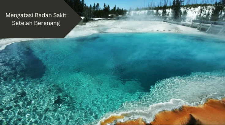 Ilustrasi kolam renang air hangat. Ini rekomendasi kolam renang air hangat Bandung.