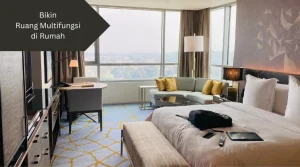 Ilustrasi ruang multifungsi di rumah. Ini desian dan tips membuatnya.