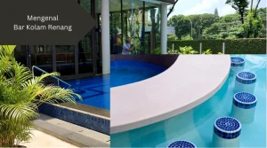 Ilustrasi bar kolam renang. Ini kelebihan dan kekurangannya.