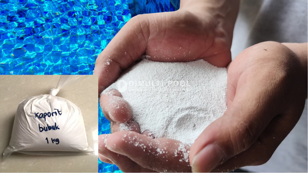 Kaporit. Ini alasan kolam renang indoor bau kaporit.