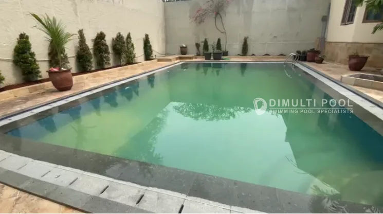 Proses pengendapan kotoran saat treatment awal